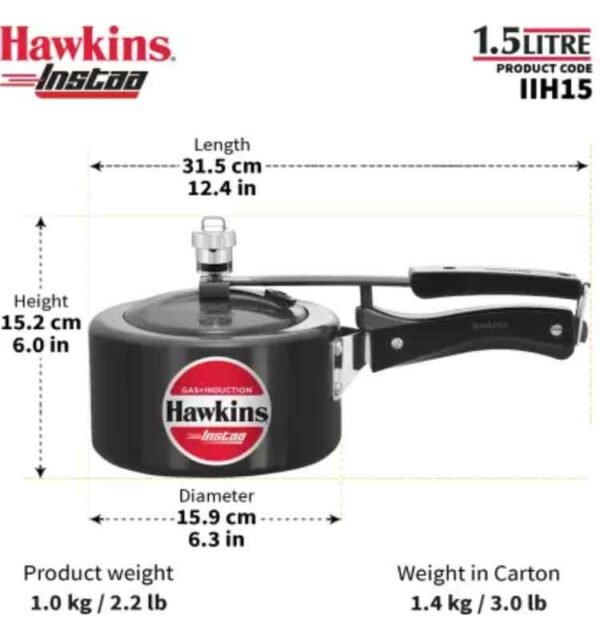 Hawkins Instaa Pressure Cooker - Image 3
