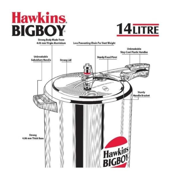 Hawkins Bigboy 14 Litre - Image 4
